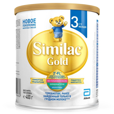 Молочная смесь Similac Gold 3 (с 12 мес) 400 г